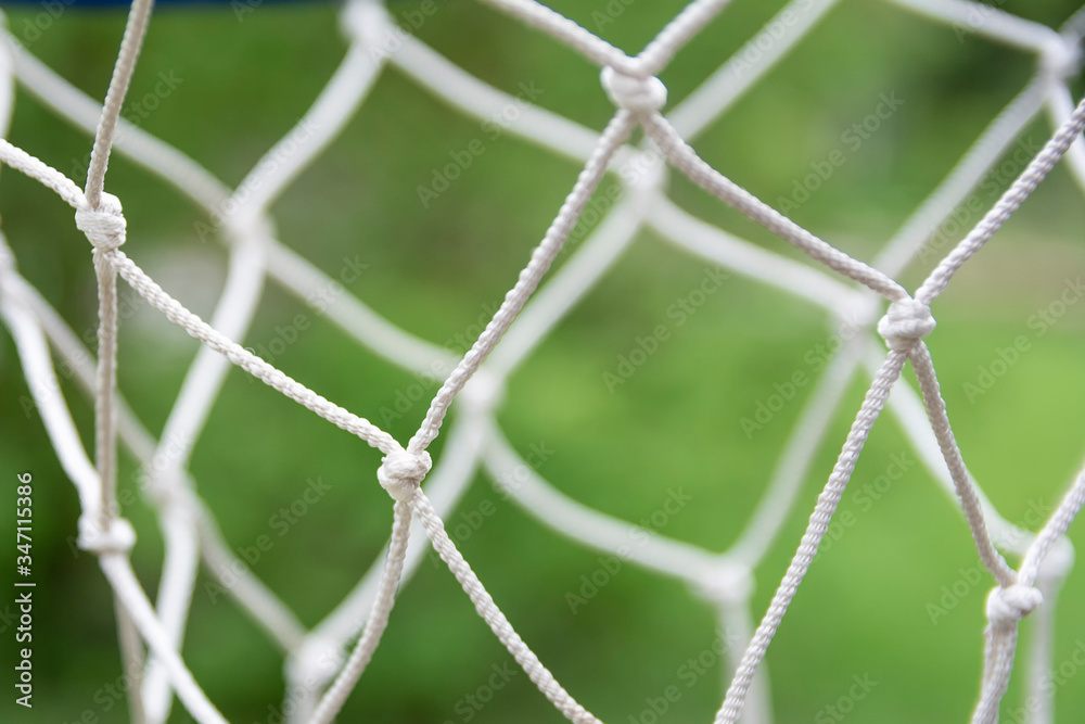 Closeup view of basketball grid with nodes Closeup view of basketball grid with nodes