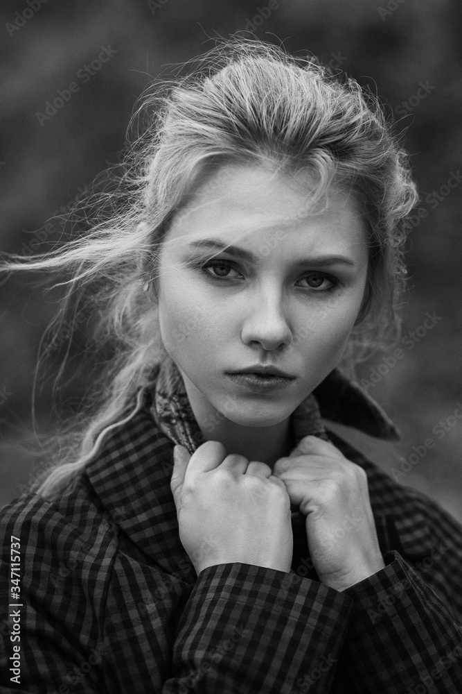 portrait of a young woman portrait of a young woman
