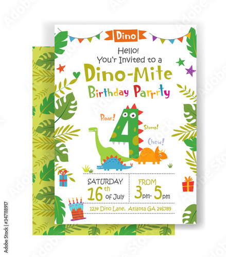 Holiday birthday invitation