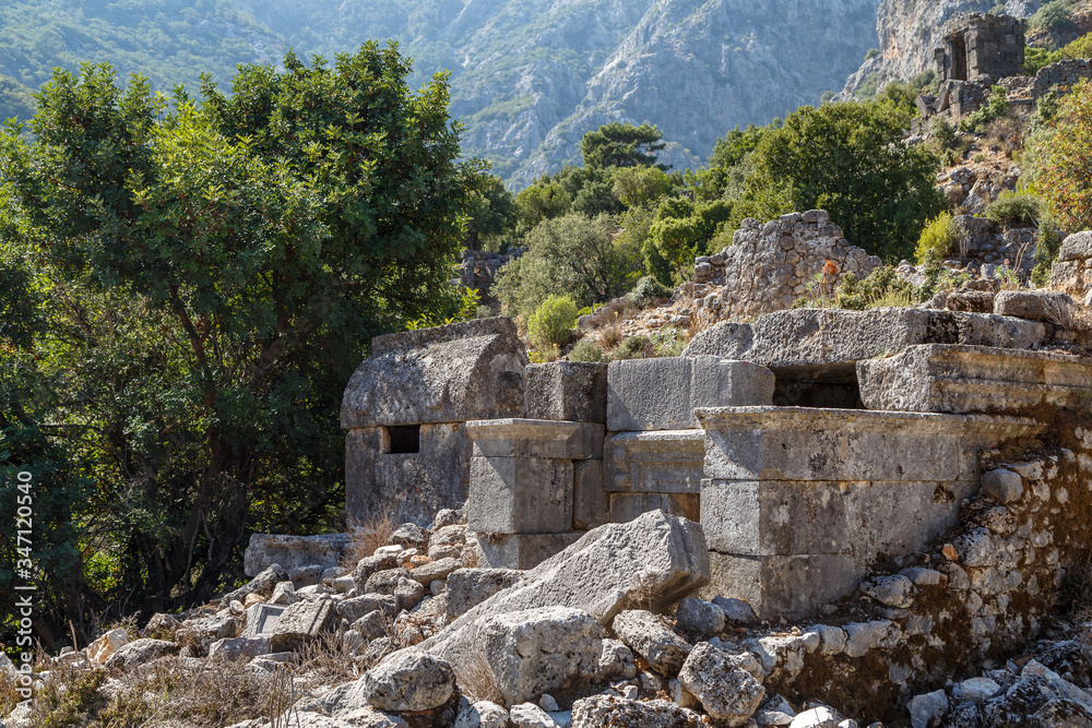 Ruins of Pinara ancient city, Turkey