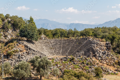 Ruins of Pinara ancient city, Turkey photo