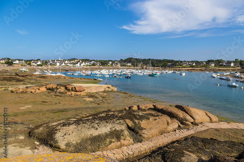 Perros-Guirec, France. Gulf Boat Port photo