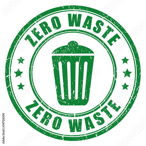 Green stamp zero waste