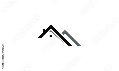 roof logo design vector inspirations