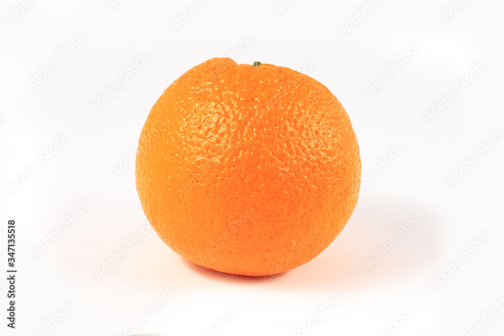 Orange fruit on white background Orange fruit on white background