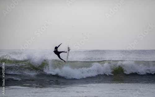 Photography Evening surfing in Huanchaco