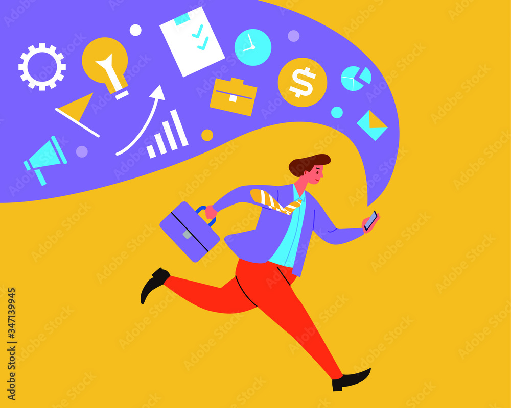 Fototapeta premium Business - Illustration