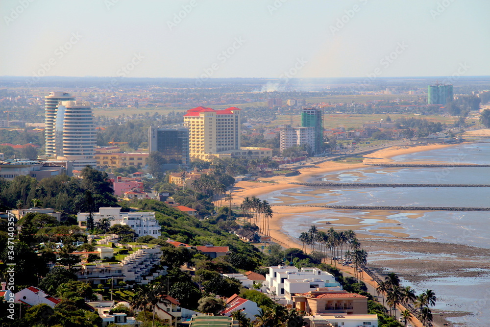 Foto Blick über Maputo, Mosambik