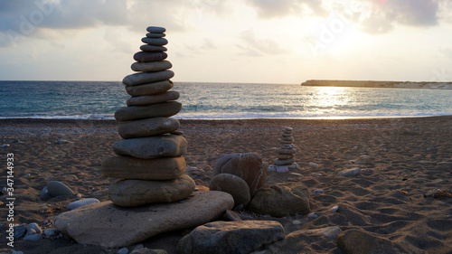 stones on the beach