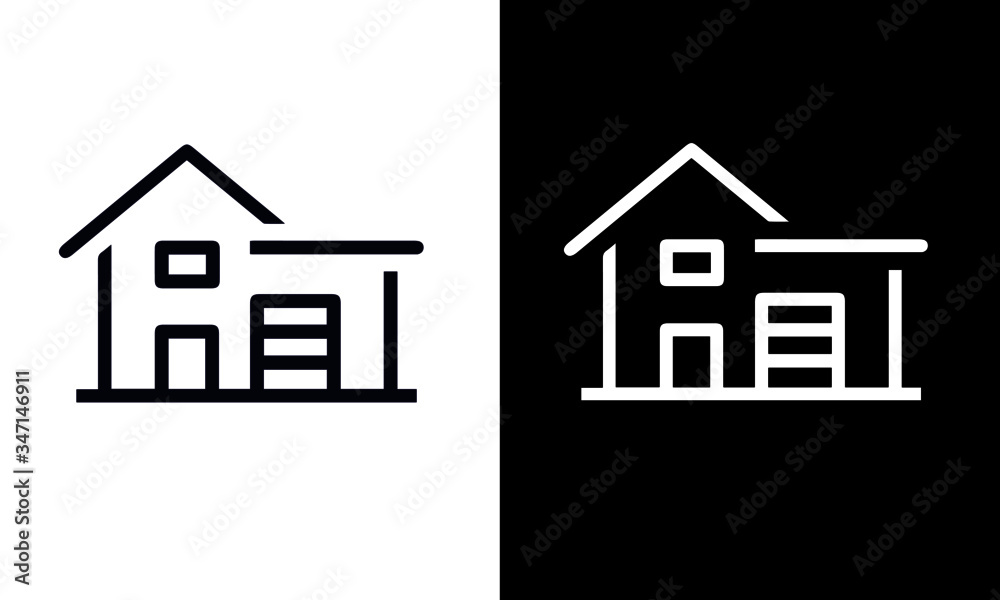 Mortgage Icons vector design black and white Mortgage Icons vector design black and white