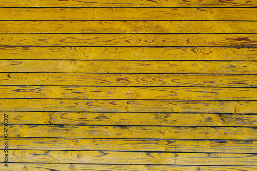 Wallpaper Mural Vintage beach wood background - Old weathered wooden plank painted in blue color Torontodigital.ca