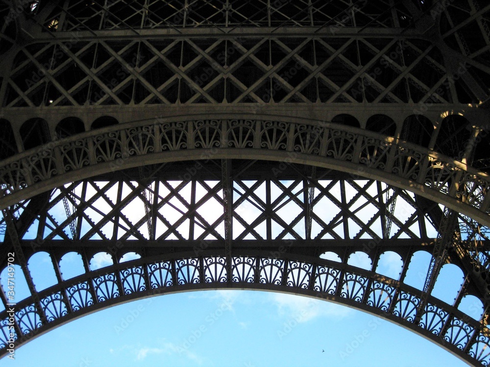 Eiffel Tower Structure, Paris - France