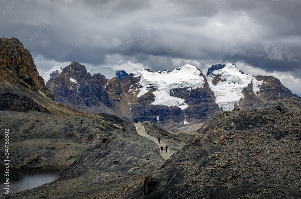 Pastoruri Glacier in Peru near Huaraz