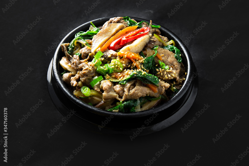 Soy Marinated Beef is called Bulgogi  in Korea