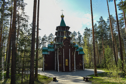 One of the temples on the territory of the Ganina Yama monastery photo