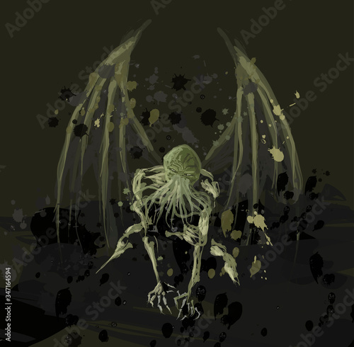  ocean depths abyss octopus monster