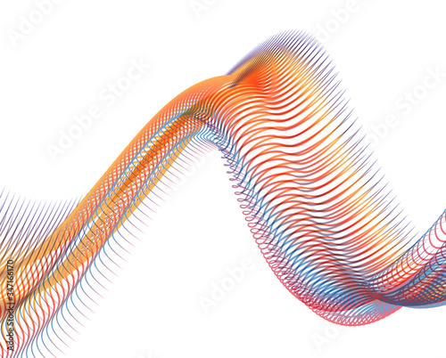 Abstract background blend wave line design for Wallpaper, Banner, Background, Card, Book Illustration, landing page