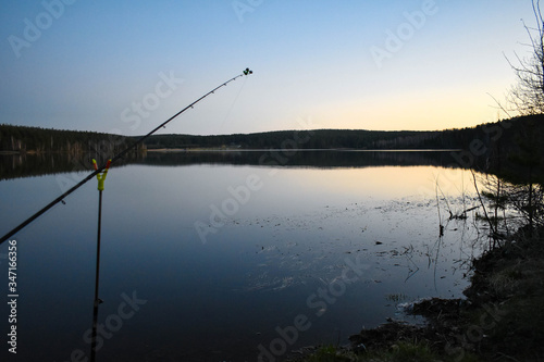 fishing on the lake