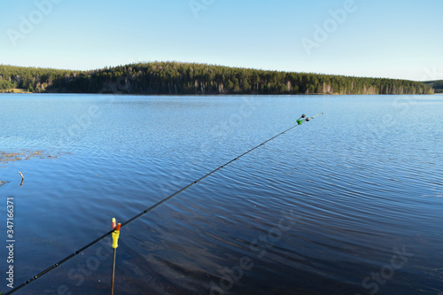 fishing on the lake