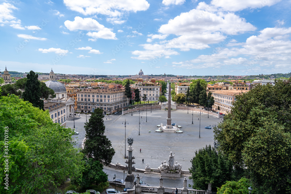 Rome panoramic view