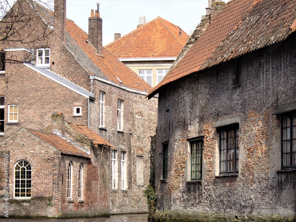 Naklejka premium Maisons belges