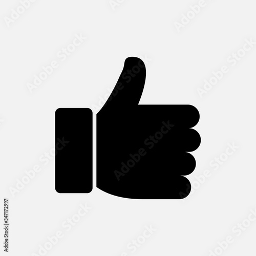 thumb up gesture, like icon