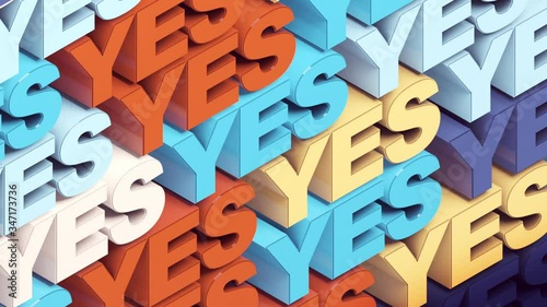 Yes word from 3d letters