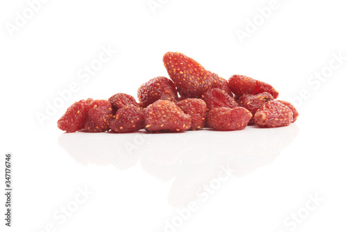 Dried Strawberries Is a food preservation that can be eaten for a long time