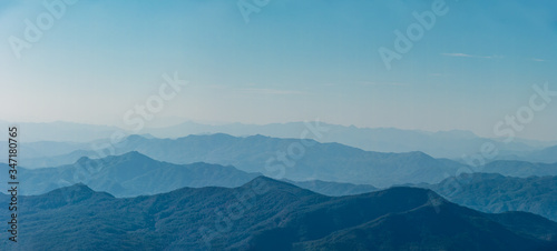 Photography The ink mountains of Chinese landscape painting.