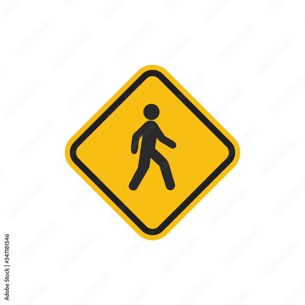 Walking man vector icon. People walk sign illustration. Walking man vector icon. People walk sign illustration.