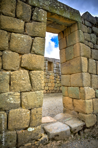 Ancient Ingapirca ruins in the Azuay province  close to Cuenca  Ecuador. The largest Inca ruins in Ecuador