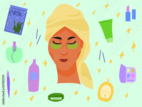 home personal care. hygiene products and skin care