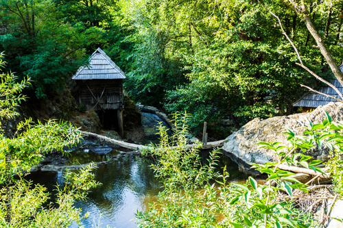 Watermill from Rudaria, Eftimie-Murgu village, Romania photo