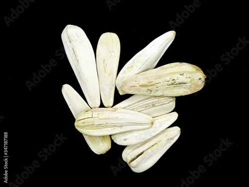 Sunflower seeds, rich in vitamin protein and fat                            photo