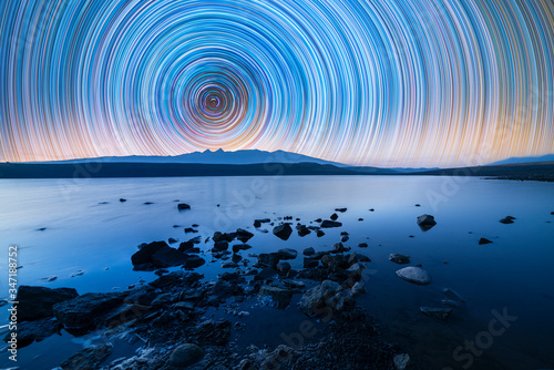 Bild auf Leinwand Beautiful night landscape