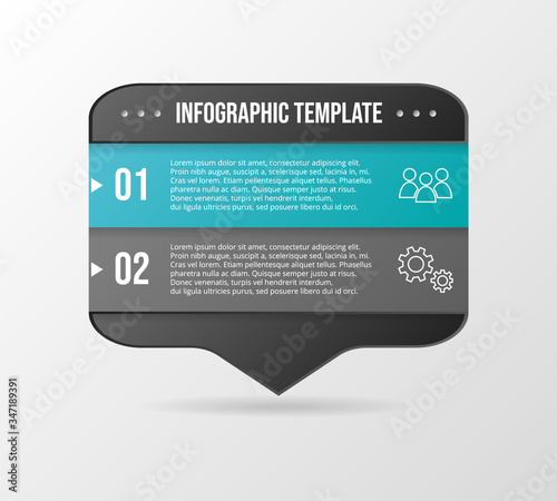 Business infographic template. Diagram. Vector