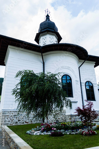 Agapia orthodox monastery. Agapia village, Neamt, Romania. photo