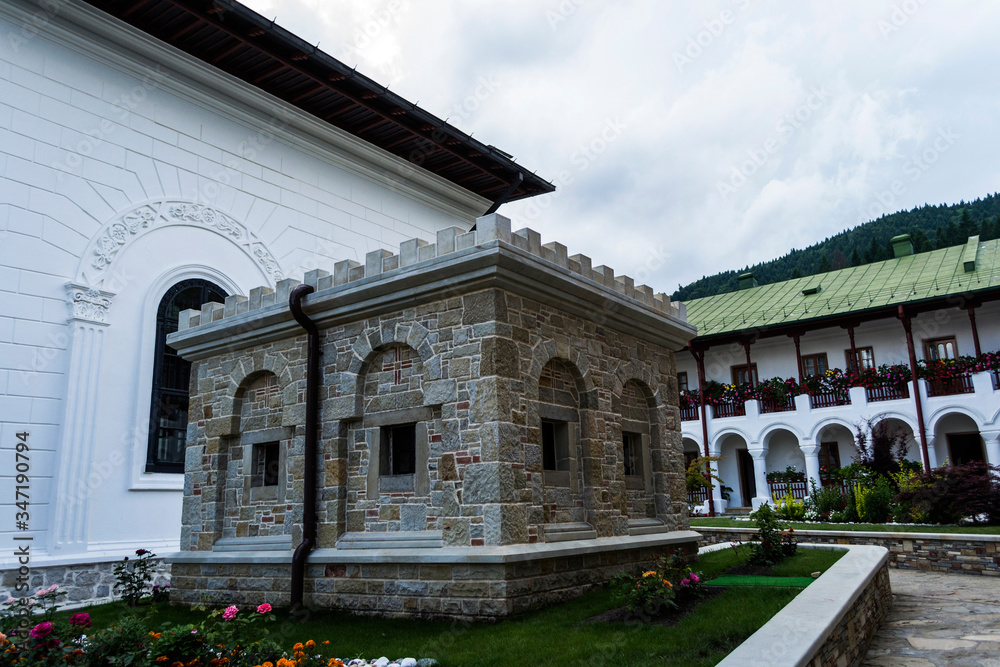 Agapia orthodox monastery. Agapia village. neamt, Romania.