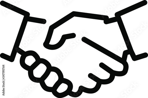 vector illustration of  a handshake