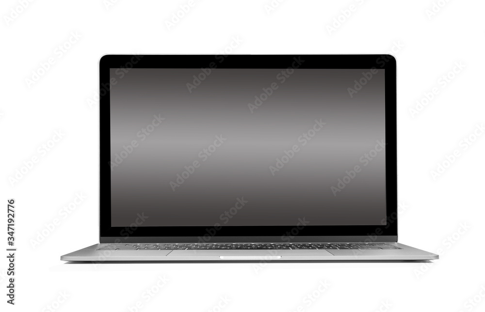 laptop with empty space on white background laptop with empty space on white background