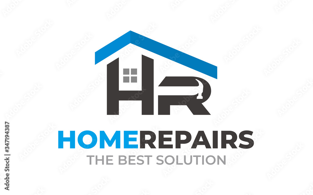 Creative Home repair Concept Logo Design