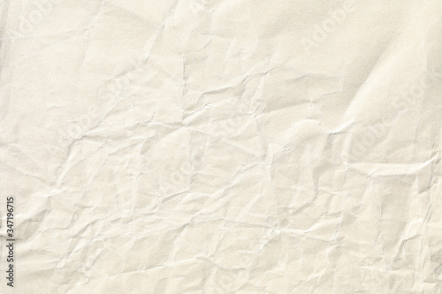 Fototapeta Naklejka Na Ścianę i Meble -  Crumpled brown paper background texture