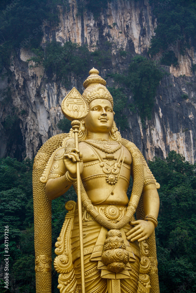 Statue of God Morugan, Kuala Lumpur, Malaysia.