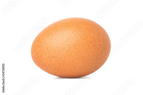 chicken egg isolate on white background