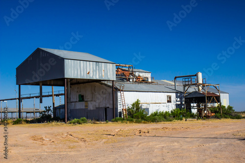 Old Deserted Industrial Grain Processing Plant © Tom