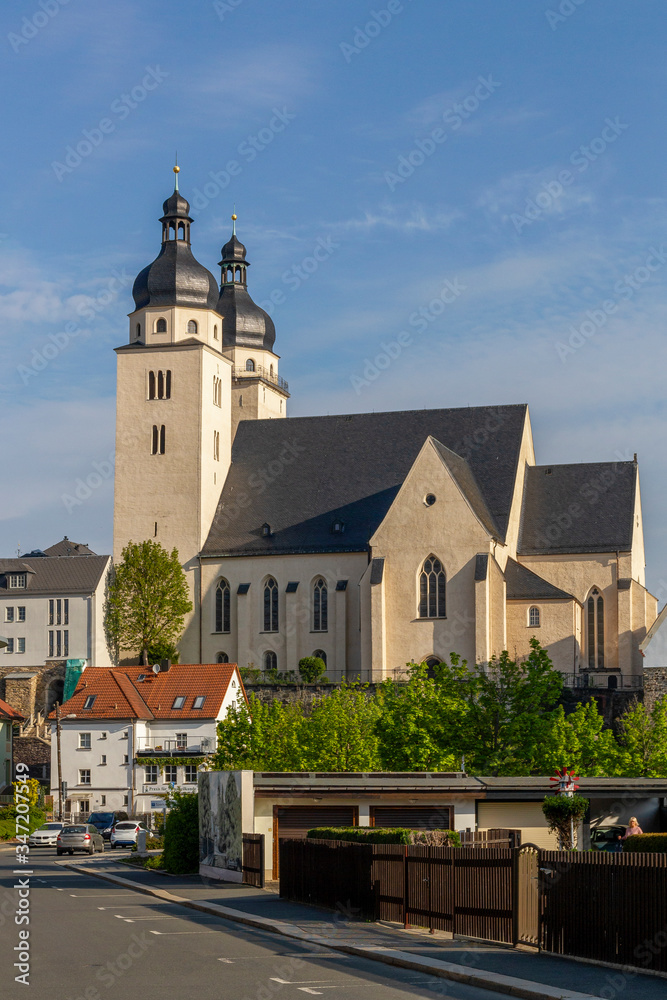 Blick zur Sankt Johanniskriche Plauen Blick zur Sankt Johanniskriche Plauen
