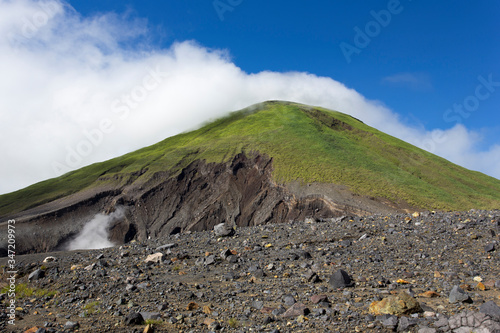 Arriving on top of Lokon volcano photo