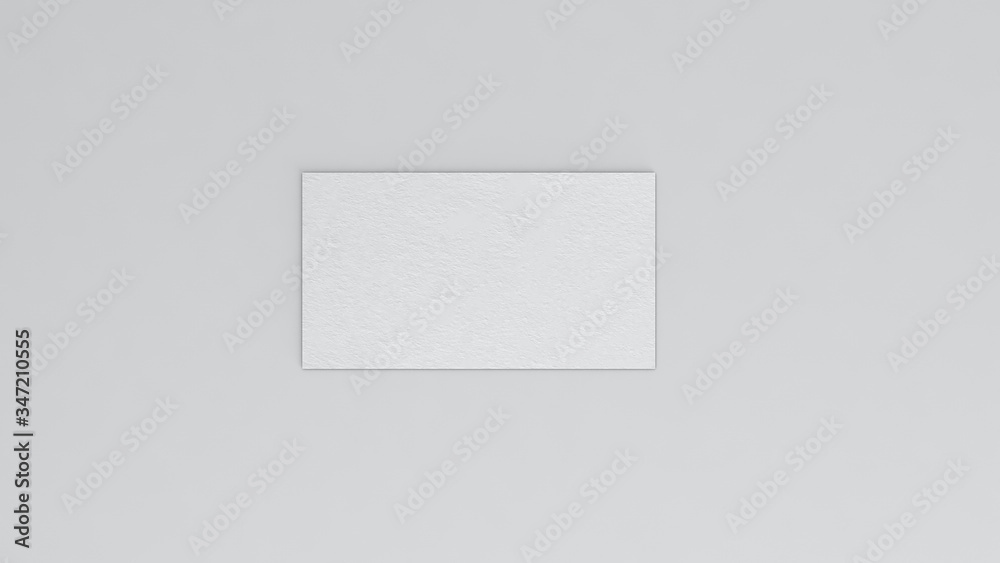 single 3d rendered textured white name card top view with clear background for creating mock-up single 3d rendered textured white name card top view with clear background for creating mock-up