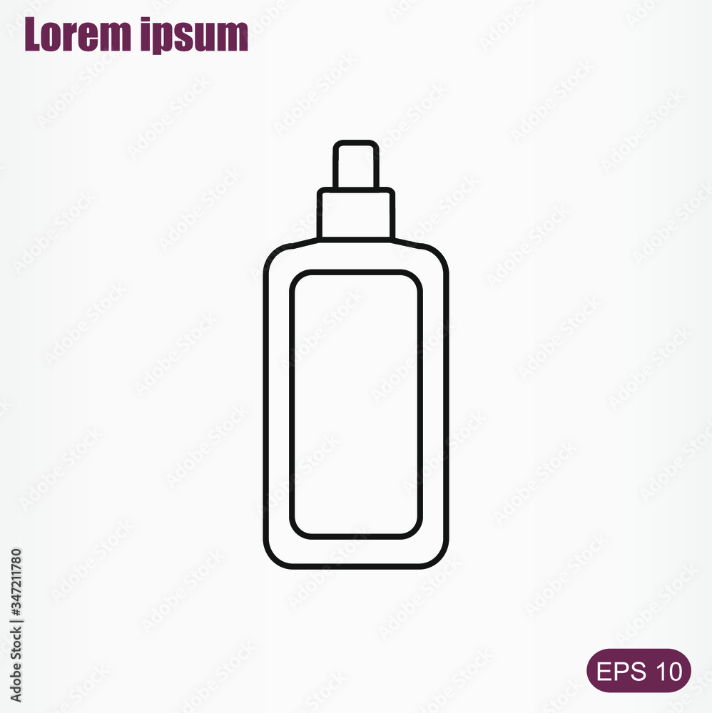 cosmetic bottle icon cosmetic bottle icon