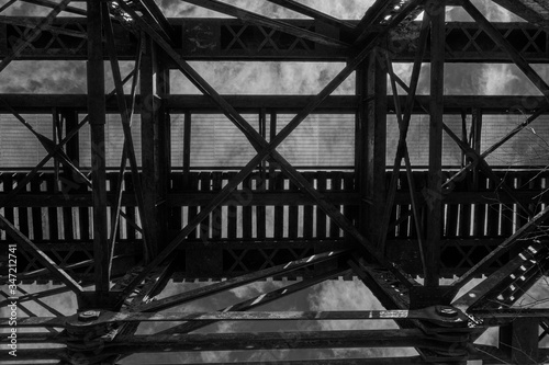 Wallpaper Mural Old railroad bridge from below Torontodigital.ca